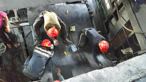 洗選煤運營公司:“三舉措”縮短 101膠帶機更換膠帶工期