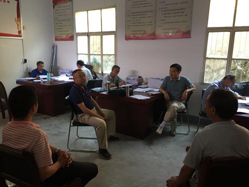 陜南公司與包聯(lián)幫扶村共商扶貧產業(yè)“大壩模式”