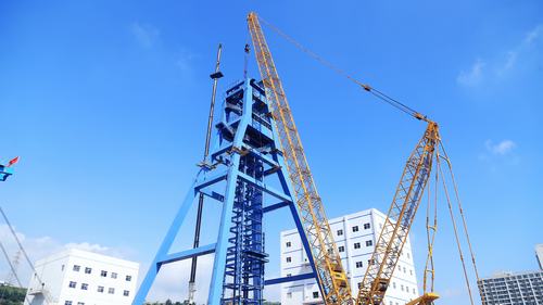 機電安裝公司“四個細(xì)節(jié)管理”力保孟村礦立井井架安全吊裝