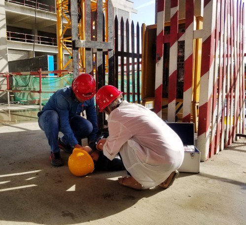 喜迎“雙節(jié)”歡樂(lè)多 應(yīng)急演練忙不停