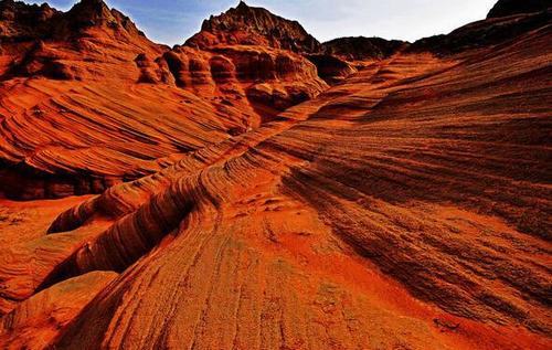 地貌丹霞——波浪谷