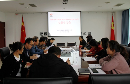 大秦置業(yè)公司迅速掀起學習貫徹十八屆中央紀委八次全會精神熱潮