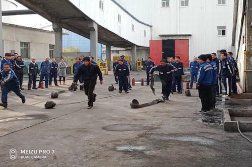 洗選煤運(yùn)營(yíng)公司紅柳林洗煤廠開(kāi)展“安全消防演練大練兵”活動(dòng)