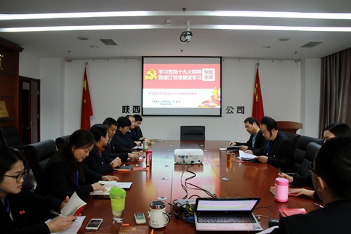 大秦置業(yè)公司:學(xué)習(xí)貫徹十九大再發(fā)力 新黨章專題宣講求實(shí)效