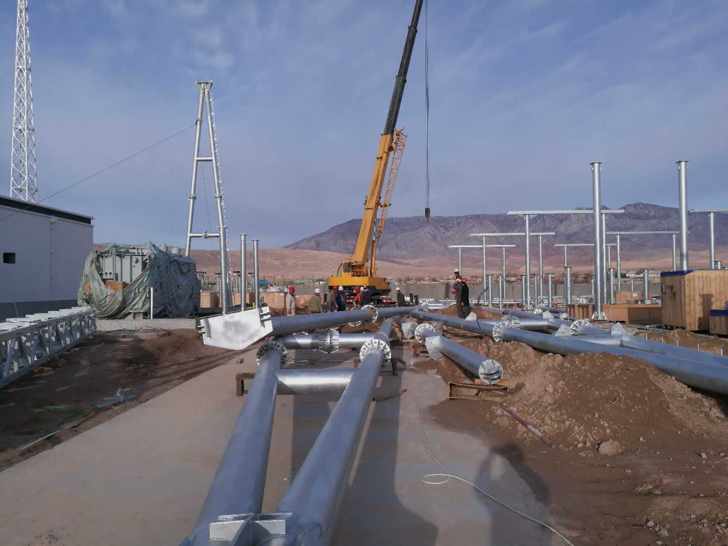 中亞公司:春節(jié)期間堅守一線趕工期