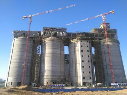 天工公司土建二部加班加點(diǎn)爭速度 大干快上搶工期