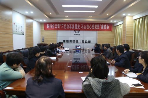 銅川分公司召開(kāi)“三憶改革發(fā)展史,不忘初心感黨恩” 座談會(huì)