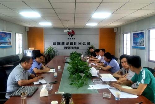 王明智協(xié)調(diào)指導(dǎo)大秦置業(yè)公司西安片區(qū)項(xiàng)目開發(fā)建設(shè)工作