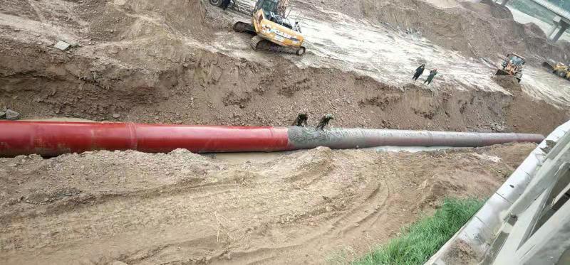 好消息！綏德縣污水管網(wǎng)工程主管道全線貫通