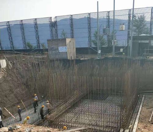 陜煤建設韓城分公司燕家塔項目吸水井與生產(chǎn)消防水泵房開工建設