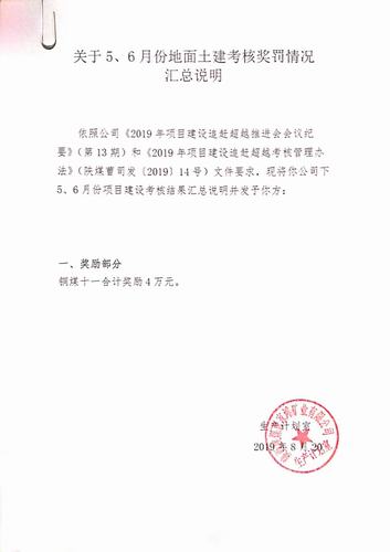 陜煤建設銅煤公司第十一項目部連續(xù)四次受嘉獎
