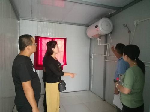 陜煤建設(shè)澄合分公司職工代表走進“兩堂一舍”開展巡查評比