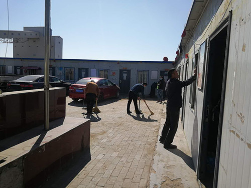 陜煤建設(shè)機(jī)電安裝公司：愛國(guó)愛衛(wèi)生我們?cè)谛袆?dòng)