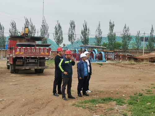 陜煤建設(shè)機電安裝公司：深入項目部現(xiàn)場調(diào)研