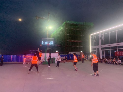 陜煤建設銅煤公司第十六項目部舉辦“團結進取賽風采，青春飛揚再出發(fā)”友誼籃球賽