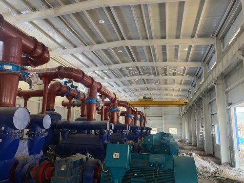 加速！陜煤建設(shè)路橋分公司大佛寺煤礦木盤川風(fēng)井瓦斯抽采泵站工程進(jìn)入沖刺階段