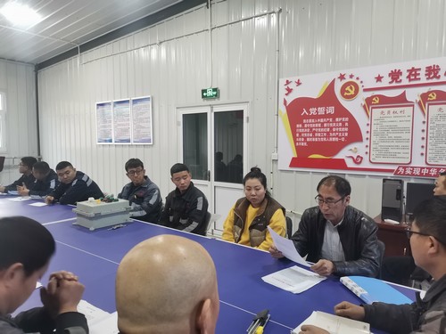 陜煤建設(shè)洗選煤運營公司安裝第五項目部：強化教育培訓 安全牢記心中