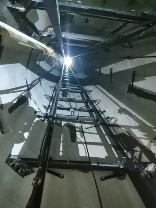 陜煤建設機電安裝公司承建西卓主立井井筒裝備工程通過竣工驗收