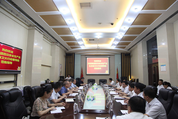 陜煤集團(tuán)百日安全生產(chǎn)及生態(tài)保衛(wèi)大行動(dòng)督查組蒞臨建設(shè)集團(tuán)檢查指導(dǎo)工作