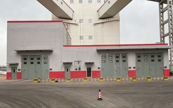 陜煤建設(shè)天工公司土建十七部推煤機(jī)庫(kù)正式投入使用