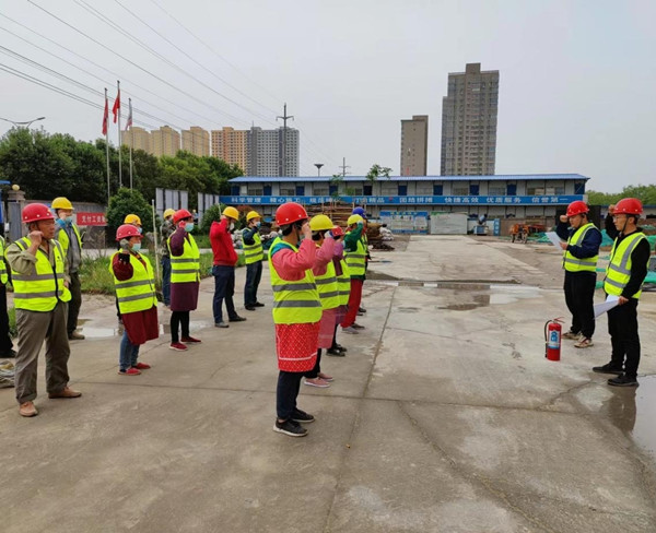 陜煤建設(shè)咸陽分公司第五項目部：開展消防應急演練  筑牢安全生產(chǎn)防線