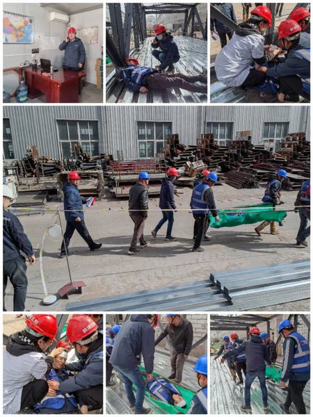 陜煤建設(shè)韓城分公司開展“實戰(zhàn)化”安全應急演練