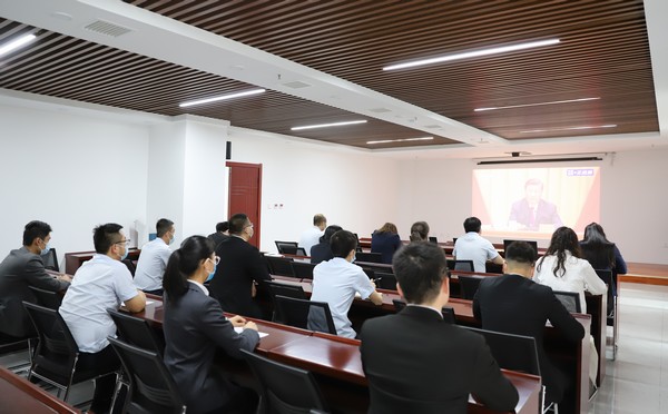 陜煤建設(shè)洗選煤運(yùn)營(yíng)公司組織觀看慶祝中國(guó)共青團(tuán)成立100周年大會(huì)