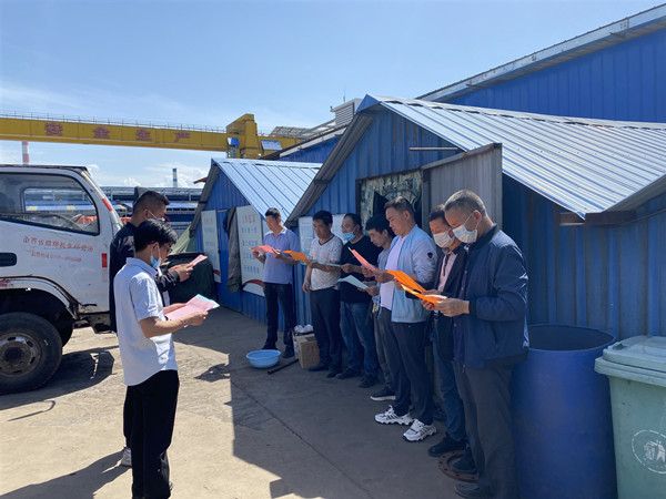 陜煤建設澄合分公司各單位“崗前保安全”激發(fā)青年助力