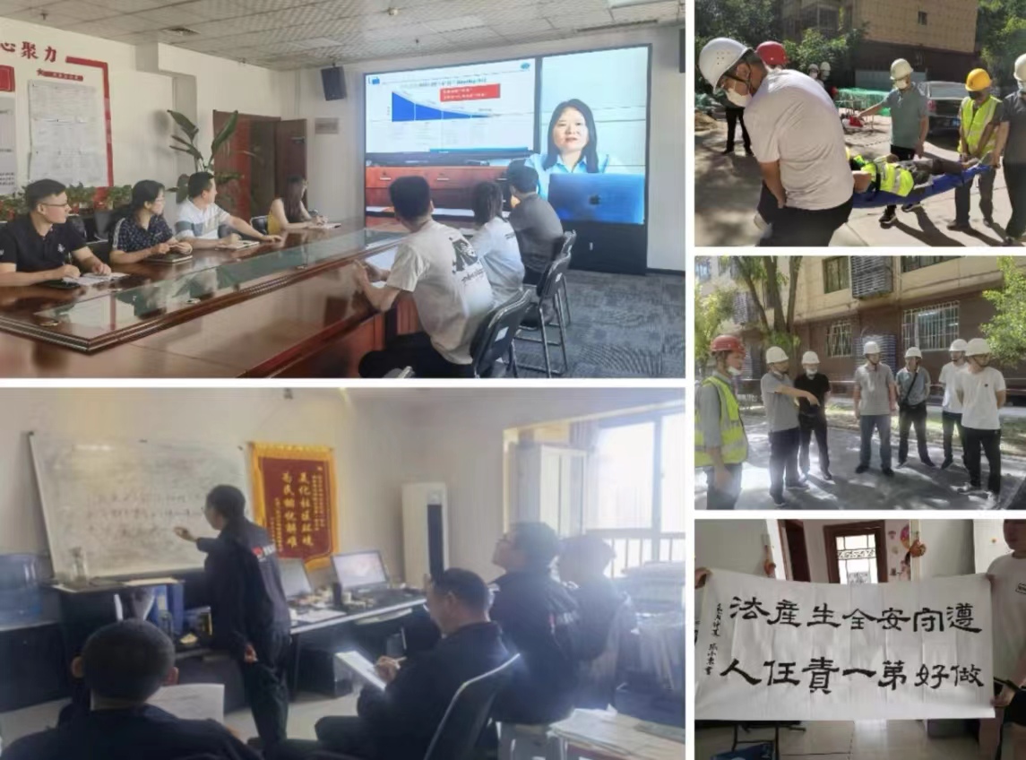 陜煤建設(shè)新城公司各項(xiàng)目部“齊頭并進(jìn)”開展安全生產(chǎn)月活動(dòng)