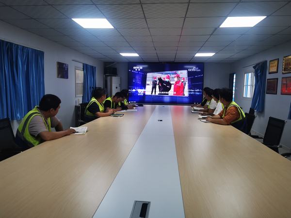 陜煤建設(shè)韓城分公司土建二項(xiàng)目部寓教于樂譜寫“安全曲”