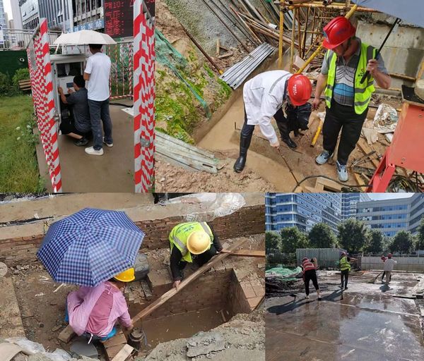 陜煤建設天工公司厲兵秣馬戰(zhàn)風雨,上下同欲保汛期