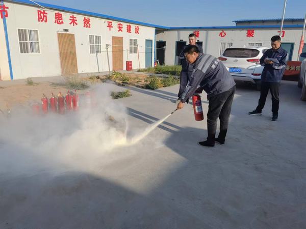陜煤建設(shè)洗選煤運營公司第七項目部：消防安全常抓不懈 安全演練警鐘長鳴