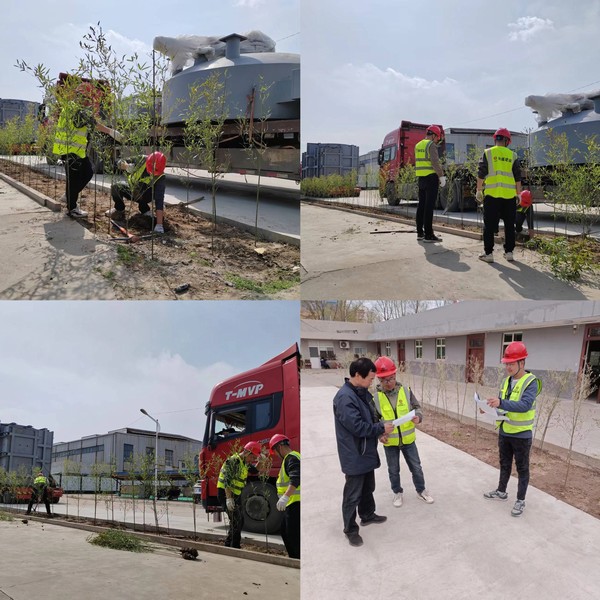 陜煤建設(shè)銅煤公司基層項(xiàng)目部：開展“義務(wù)植樹添新綠 不負(fù)春光正當(dāng)時(shí)”植樹節(jié)活動