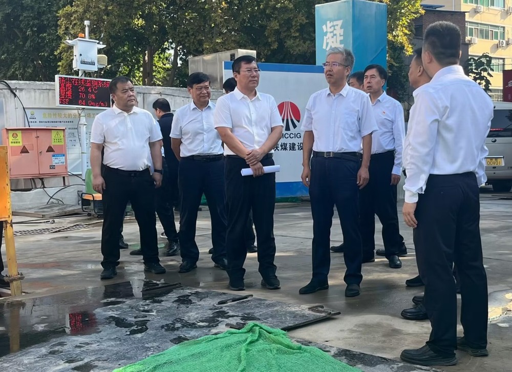 渭南市委副書記、市長陳曉勇一行蒞臨陜煤建設(shè)渭南分公司承建的梅園新村項目督導檢查工作