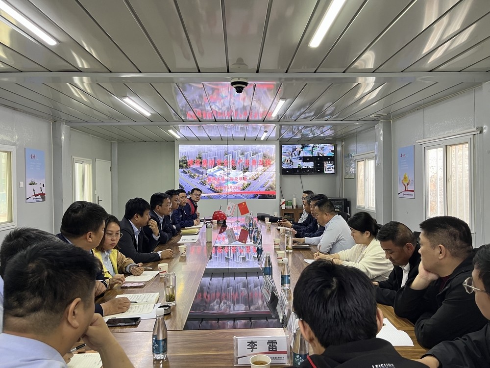 集團(tuán)領(lǐng)導(dǎo)帶隊深入所屬單位在建項目開展安全生產(chǎn)互查互檢工作