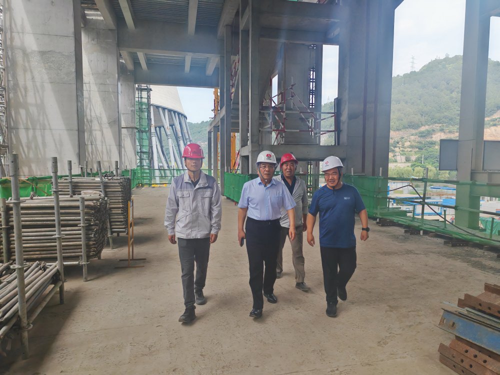 王明智深入黃陵電廠主廠房項目調(diào)研指導