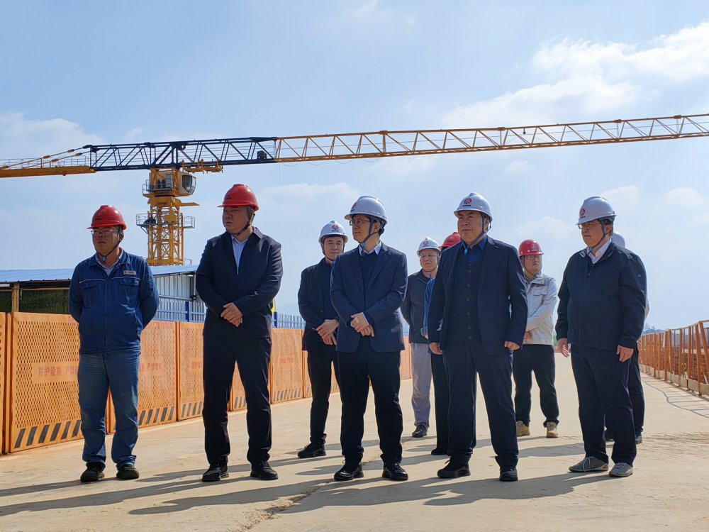 省紀(jì)委監(jiān)委駐陜煤集團紀(jì)檢監(jiān)察組組長、集團黨委委員、紀(jì)委書記閆恒光一行深入陜煤汨羅電廠項目調(diào)研指導(dǎo)工作